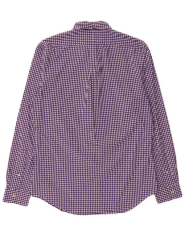 Ralph Lauren Chemise cintrée pour homme en coton vichy violet moyen