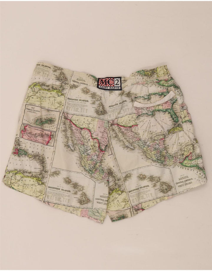Saint Barth Short de Bain à Motif Abstrait 2XL Multicolore Homme