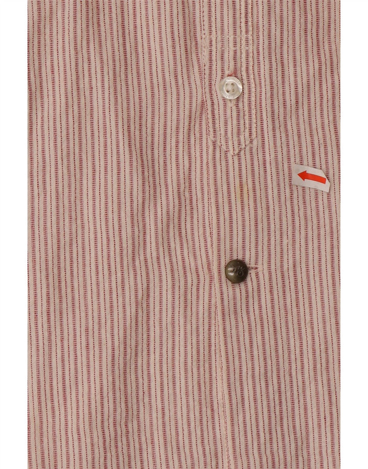 Chemise Slim Fit Homme White Stuff Coton Rayé Rose Moyen