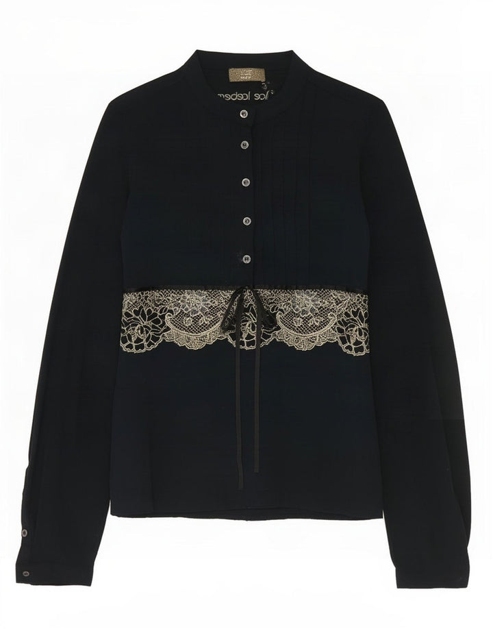 Iceberg Chemisier Femme IT 42 Petit Modal Noir