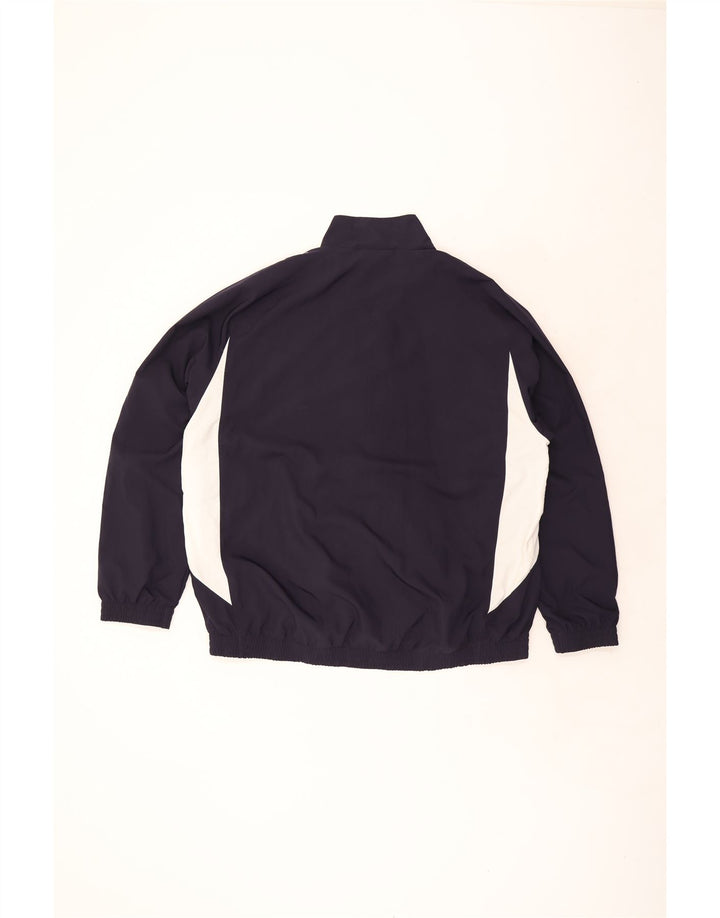 Puma Veste de survêtement graphique pour homme 2XL Bleu marine Colorblock Polyester