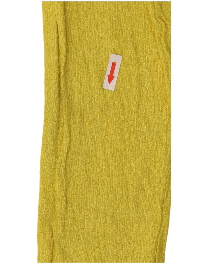 Zara Pull ras du cou pour femme UK 12 Jaune moyen