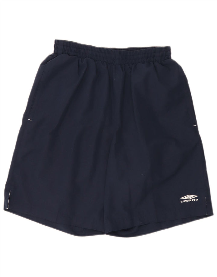 Umbro Short de Sport Homme Petit Bleu Marine Polyester