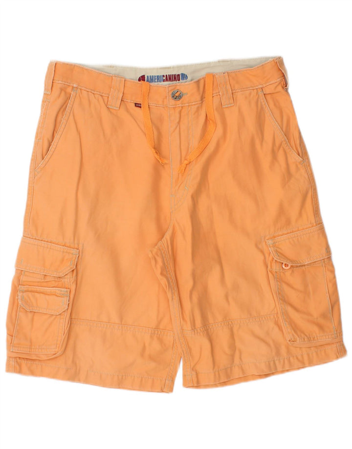 Americanino Short Cargo Homme IT 48 Medium W32 Orange Coton
