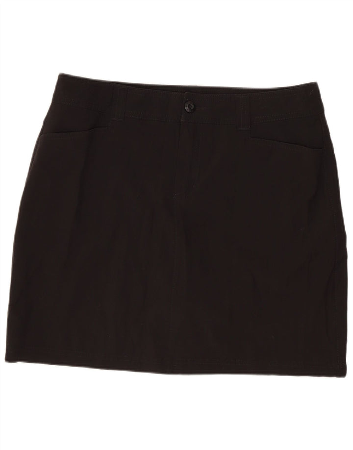 EDDIE BAUER Mini-jupe femme US 6 Medium W32 Noir Polyester