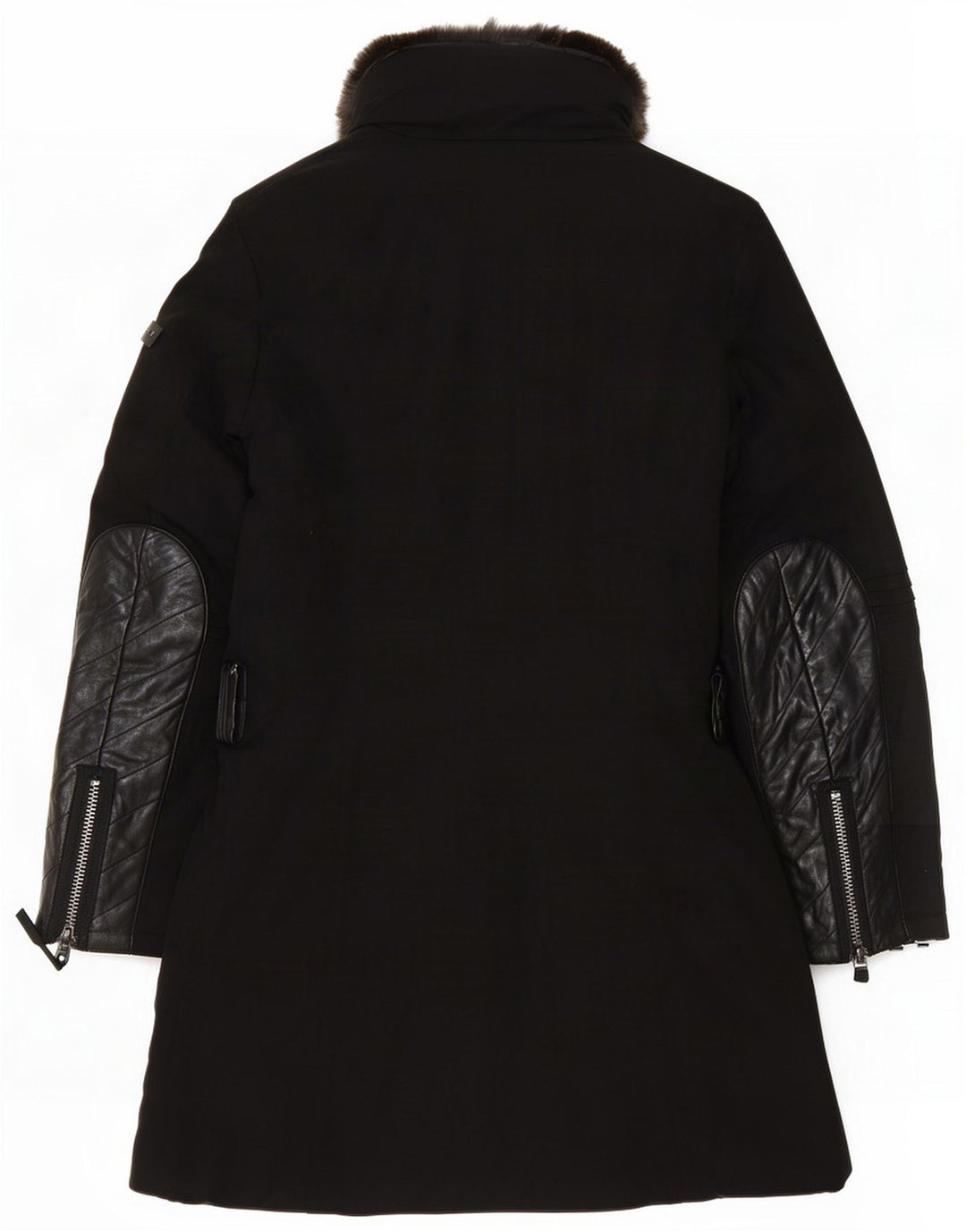 PEUTEREY Parka matelassée femme IT 44 Laine noir moyen