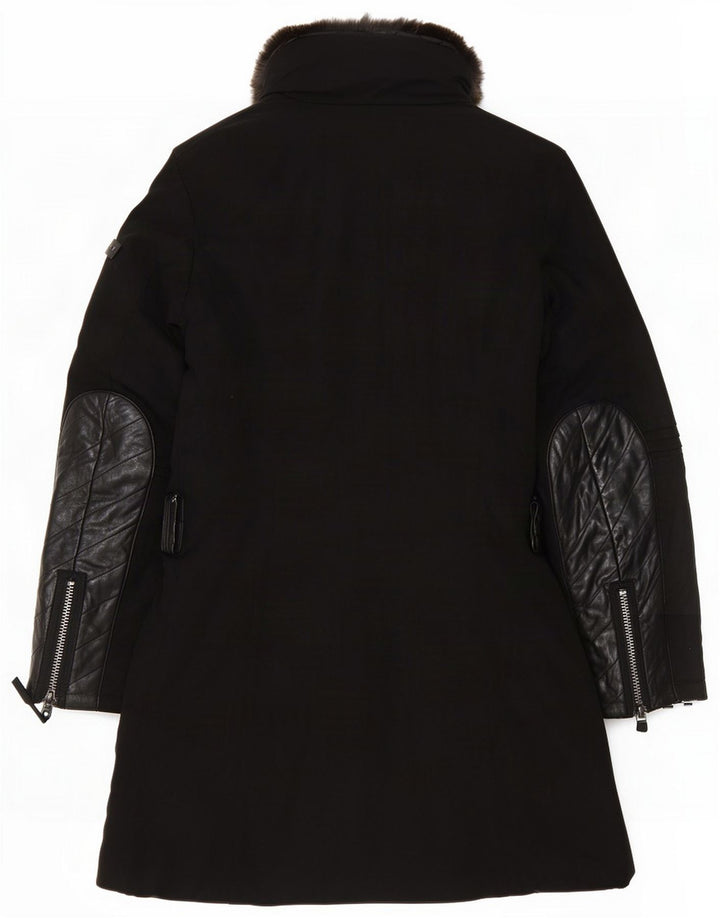 PEUTEREY Parka matelassée femme IT 44 Laine noir moyen