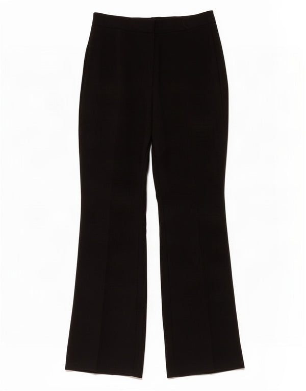 Zara Pantalon décontracté évasé pour femme Large W32 L31 Noir Polyester