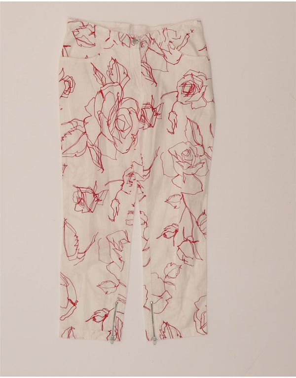 MARIELLA BURANI Pantalon décontracté fille 11-12 ans 2XL W26 L22 Blanc