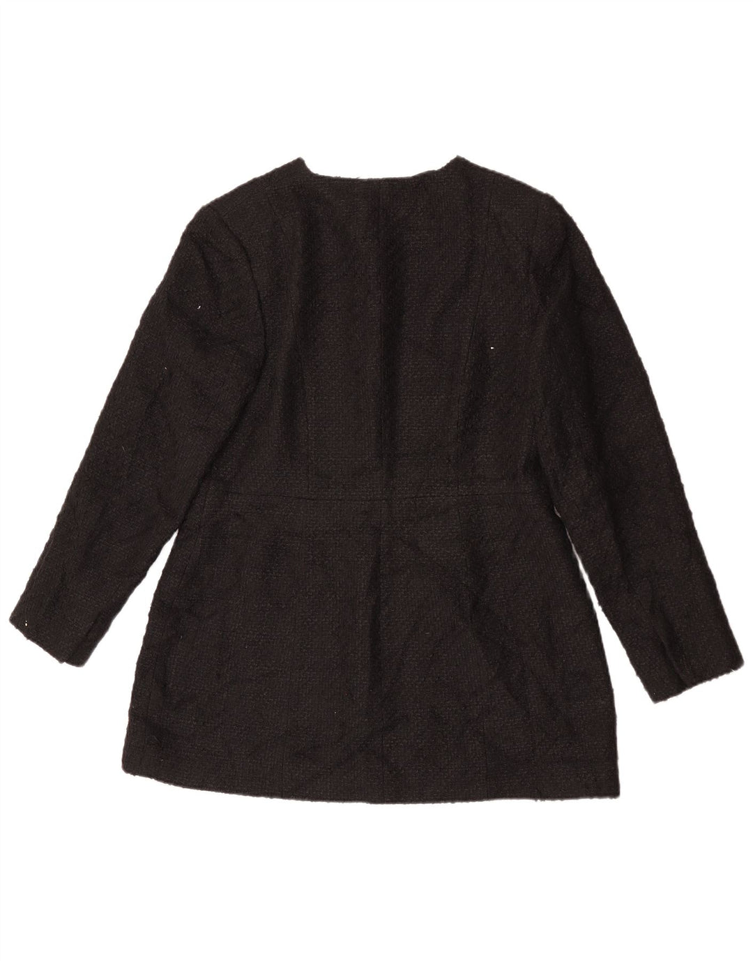 Zara Veste Blazer 4 Boutons Femme UK 18 XL Noir