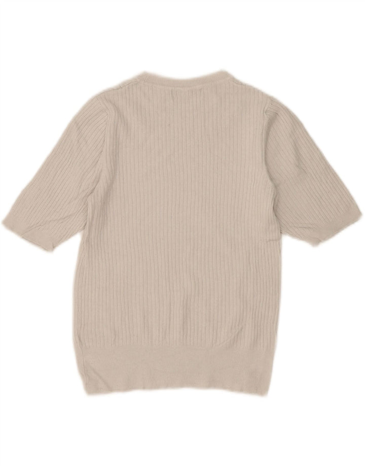 Marks & Spencer Pull col bateau pour femme UK 8 Small Blanc
