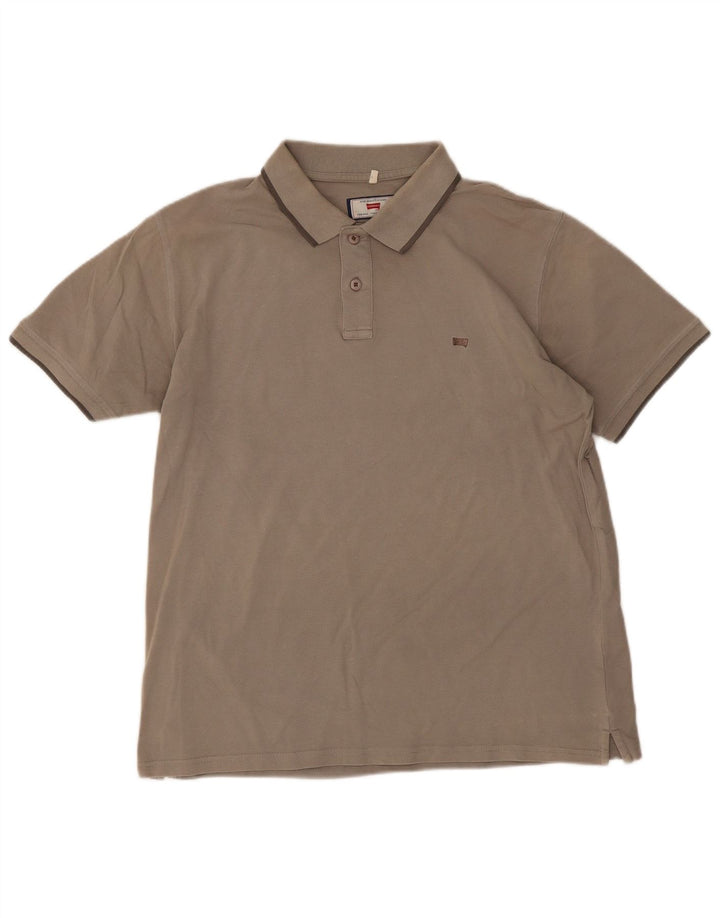 Carrera Polo Homme XL Marron Coton