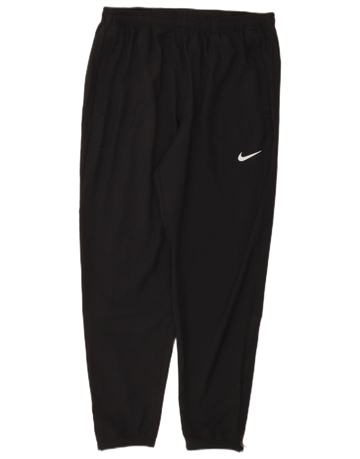 Pantalon de survêtement Nike Dri Fit pour femme UK 16 Large Noir Polyester
