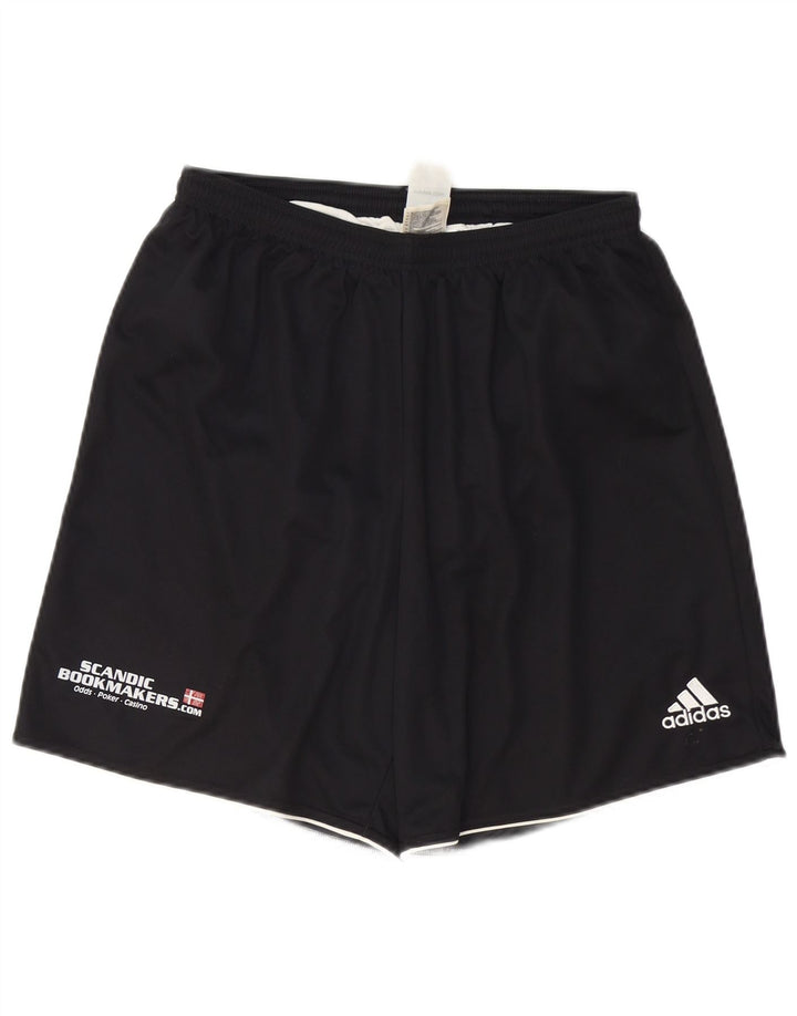 Adidas Short de sport Climalite pour homme, grand, noir, polyester