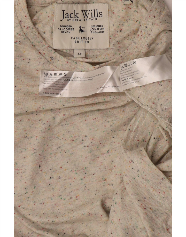 Jack Wills T-Shirt Homme Coton Moucheté Beige Moyen