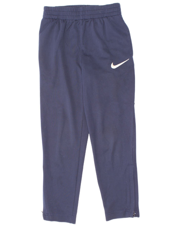 Nike Pantalon de survêtement pour garçon 6-7 ans Large Bleu marine Colourblock