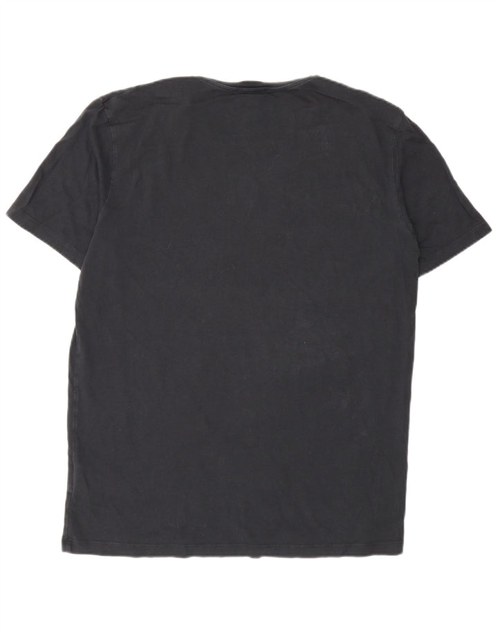 Cos T-Shirt Homme Haut Noir Moyen Coton