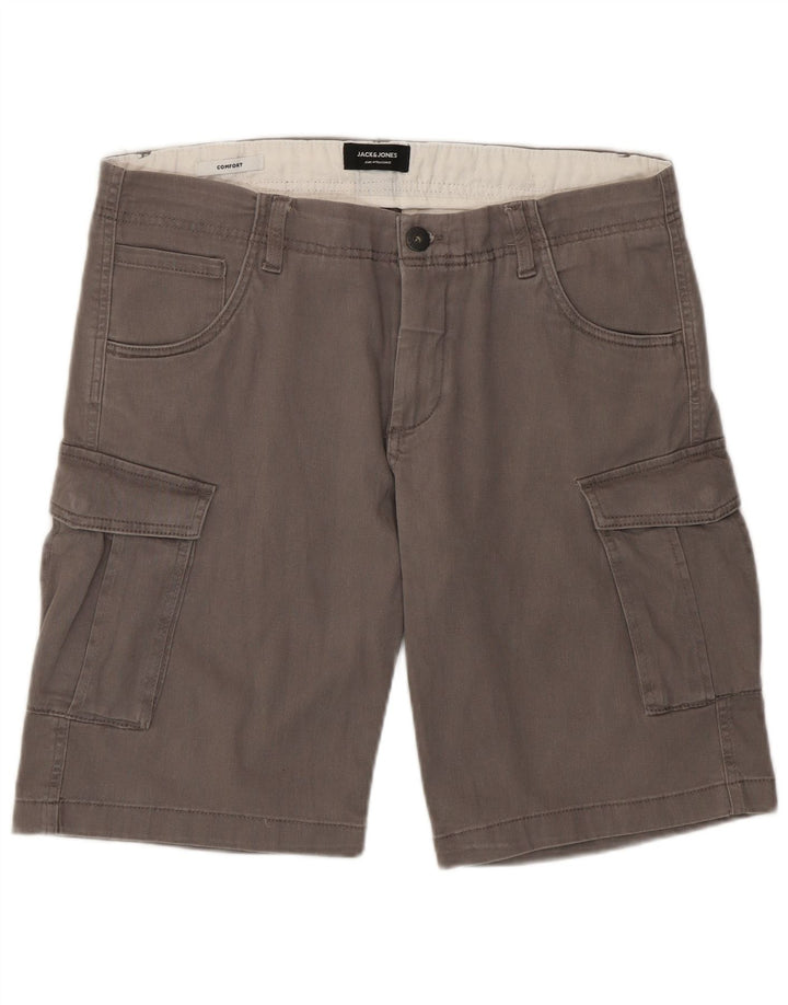 Jack & Jones Short Cargo Homme Large W36 Gris Coton