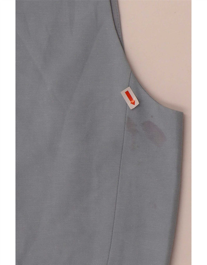 Zara Femme Gilet UK 12 Bleu Moyen