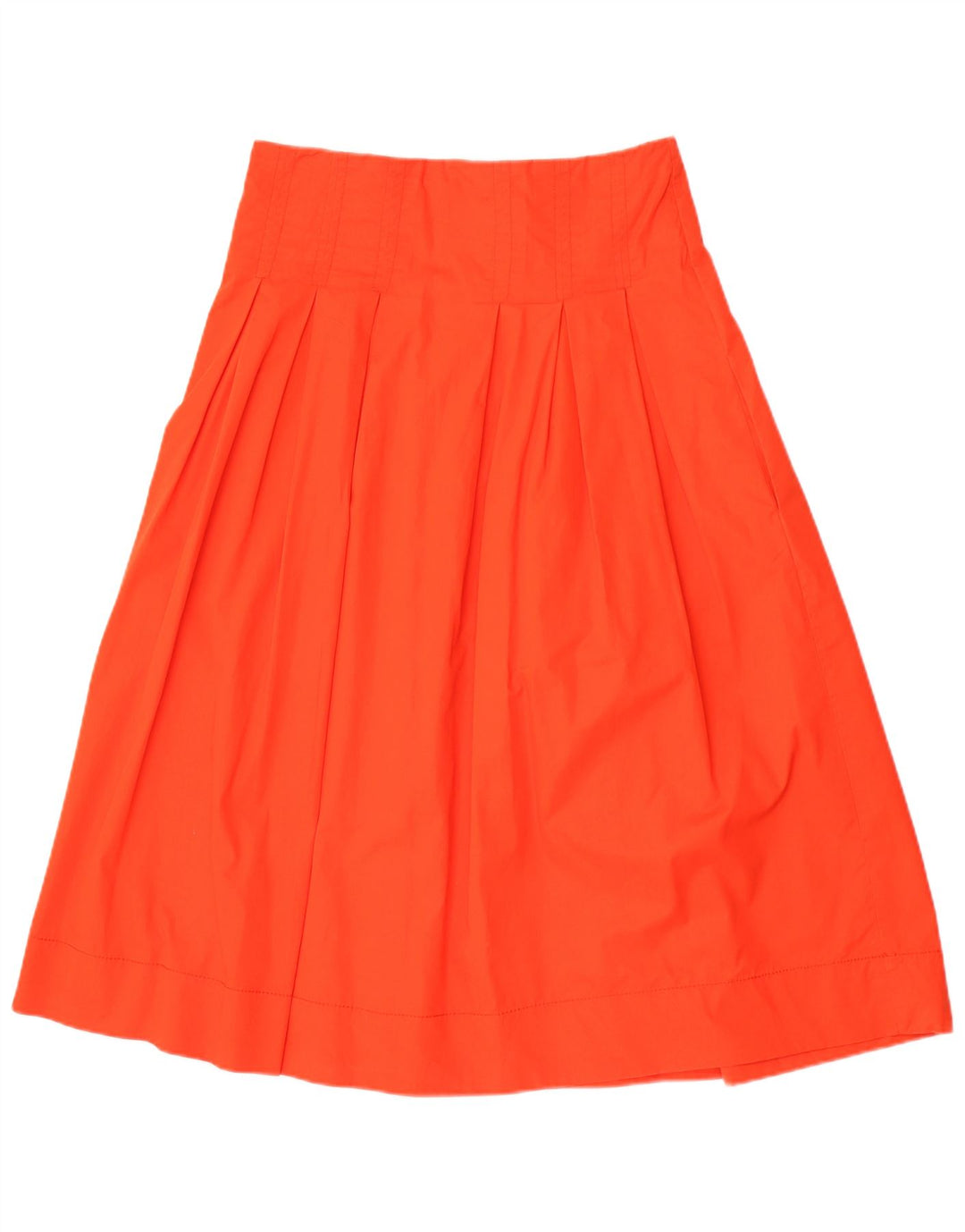 Zara Femme Jupe A-Line Large W30 Coton Orange