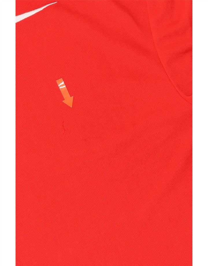 Nike Polo coupe classique pour homme 2XL Rouge Polyester