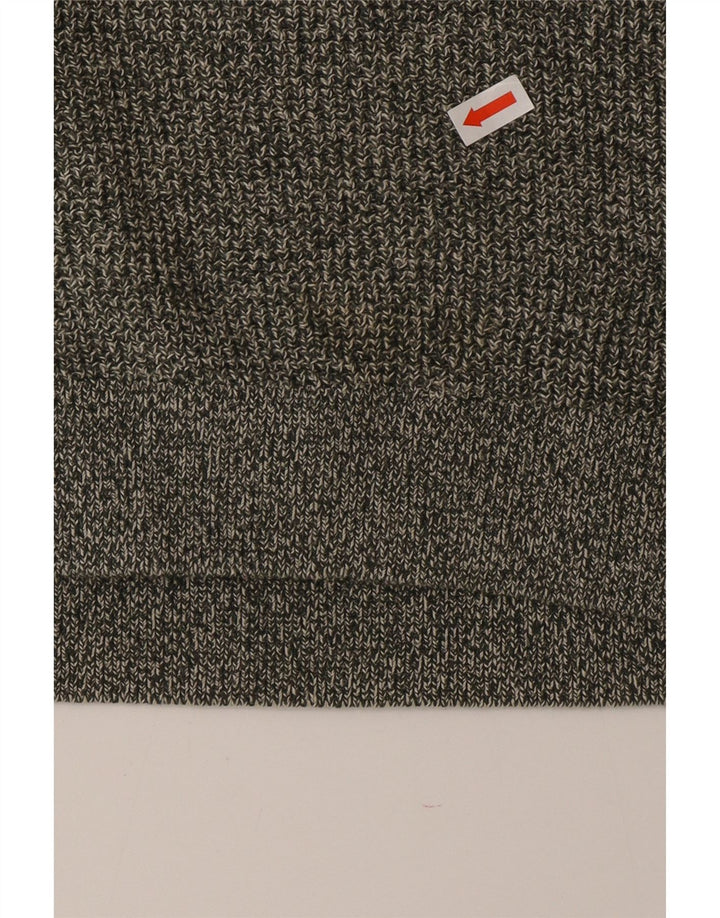 Zara Pull à col rond pour homme Gris moyen en coton moucheté