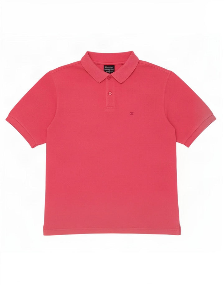 Champion Polo Homme Rose Moyen Coton