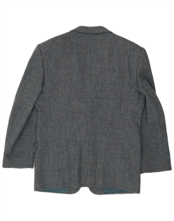 San Remo Veste Blazer 2 Boutons Homme IT 50 Grands Chevrons Bleus