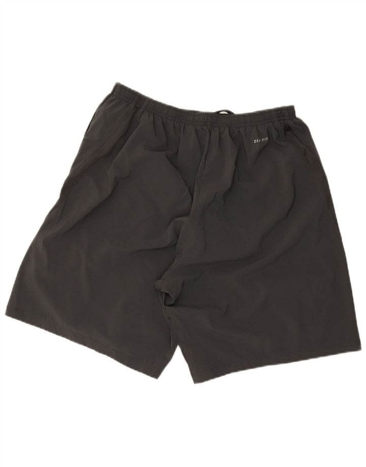 Nike Short de sport Dri Fit pour homme XL Gris