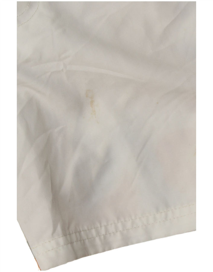 Sundek Maillot de bain graphique pour homme XL en polyester floral blanc