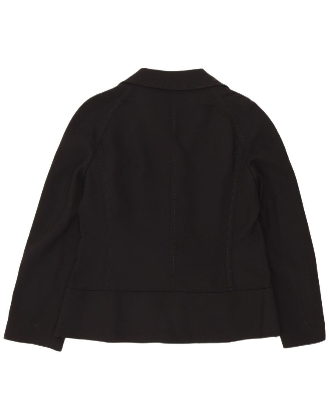 Paola Antonini Veste Blazer 3 Boutons Femme UK 16 Grande Laine Noire
