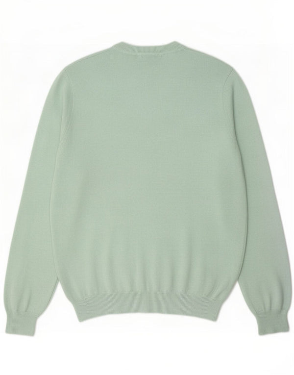 Marks & Spencer Pull col V pour homme en coton vert Taille L