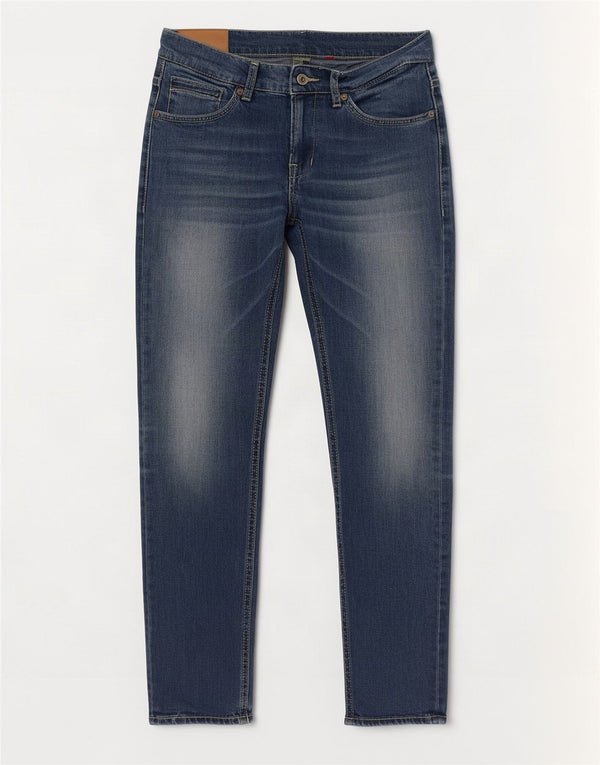 Dondup Jean Slim Femme W33 L32 Bleu Coton