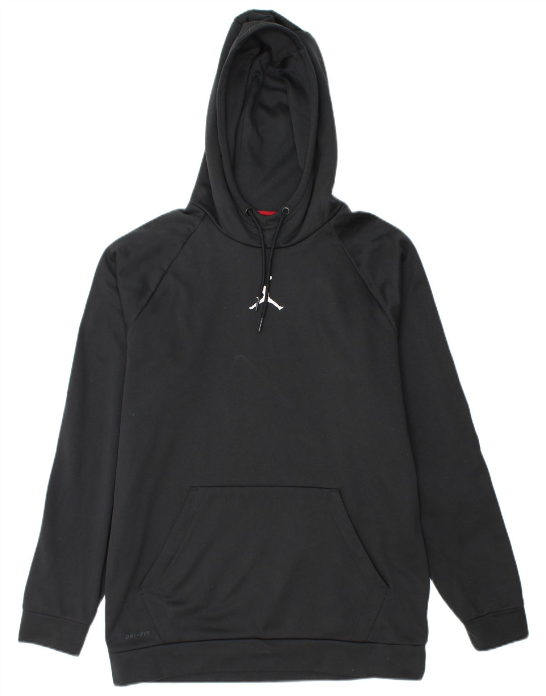 JORDAN Pull à capuche Dri Fit pour hommes, grand, noir, polyester