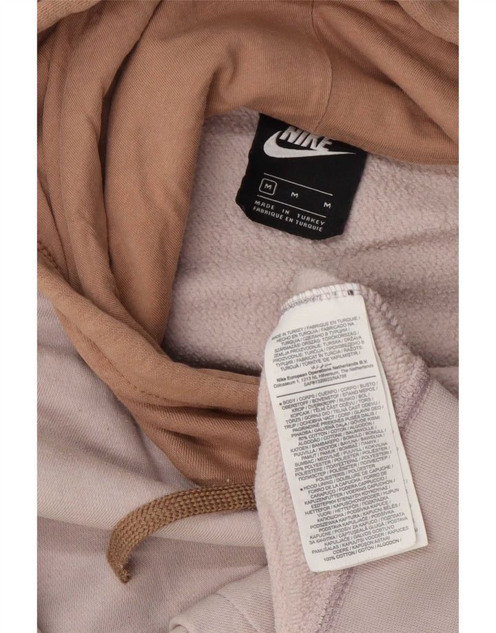 Nike Pull à capuche surdimensionné pour femme UK 14 Medium Multicolore Colourblock