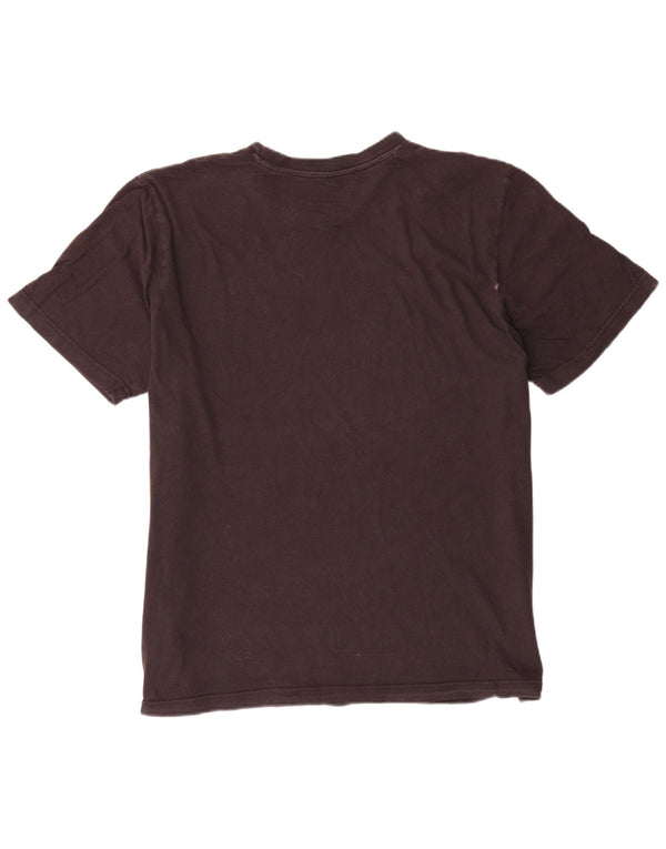 Adidas T-shirt graphique à trois rayures pour homme XL en coton noir