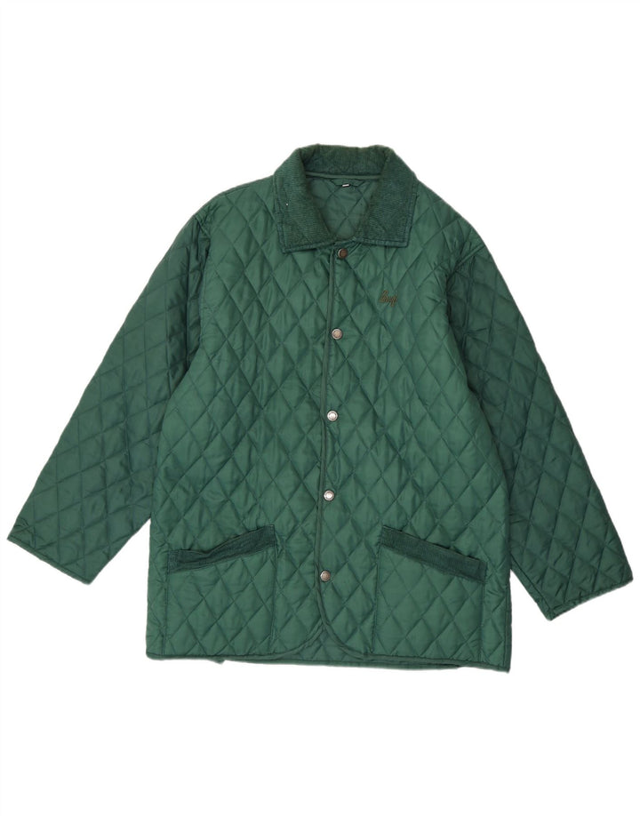 Brugi Veste matelassée pour homme UK 38 Vert moyen