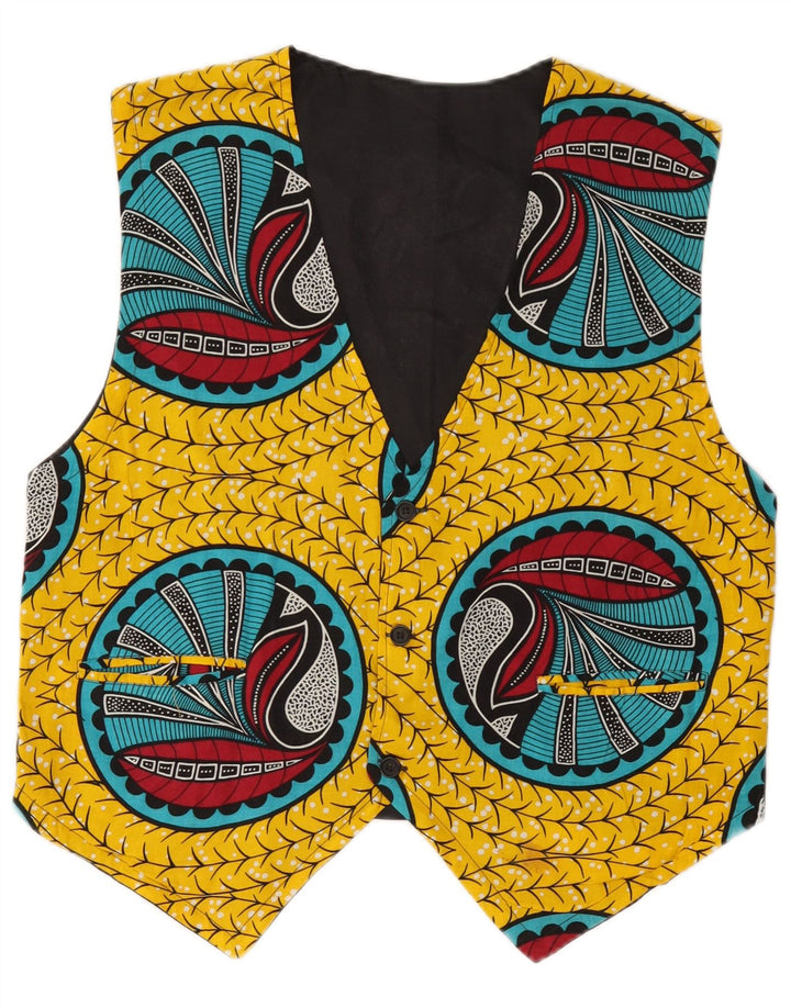 Broadway Gilet à motif abstrait pour homme en viscose multicolore moyen