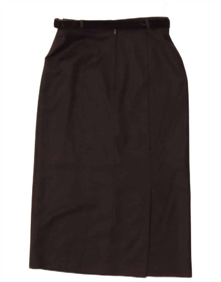 St. Bernard Jupe midi femme US 12 Large W30 Laine noire