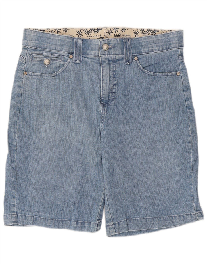 LEE Short en jean pour femme US 10 Large W32 Bleu Coton