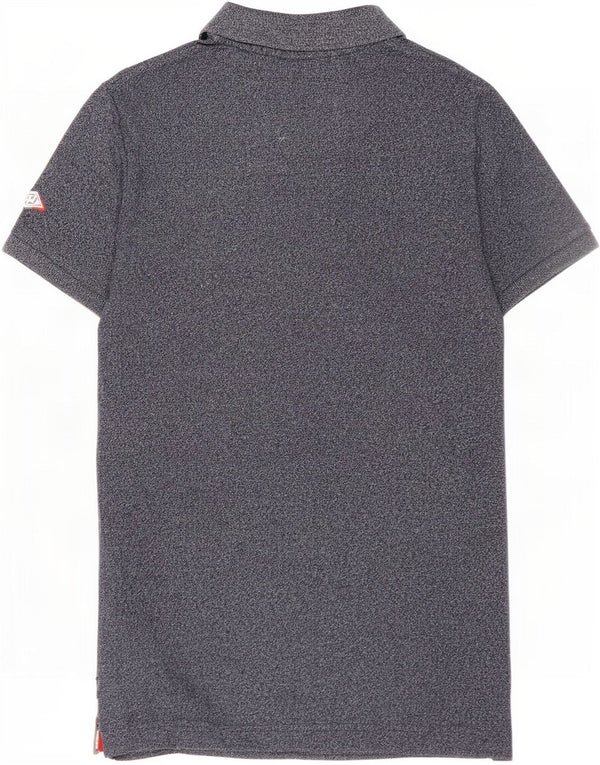 Superdry Mens Regular Fit Polo Shirt Medium Navy Blue Cotton