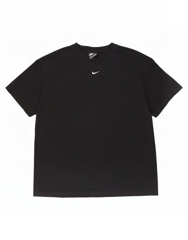 Nike T-Shirt Homme Noir Moyen Coton
