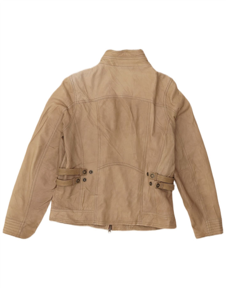 Cecil Veste en cuir pour femme UK 12 Marron moyen