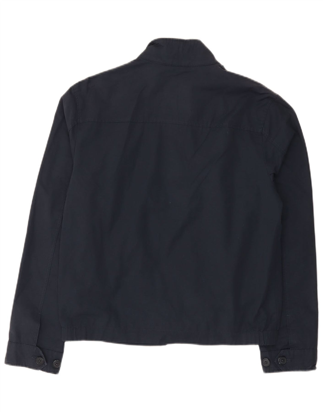 MARKS & SPENCER Veste Bomber Homme UK 36 Petit Bleu Marine Coton