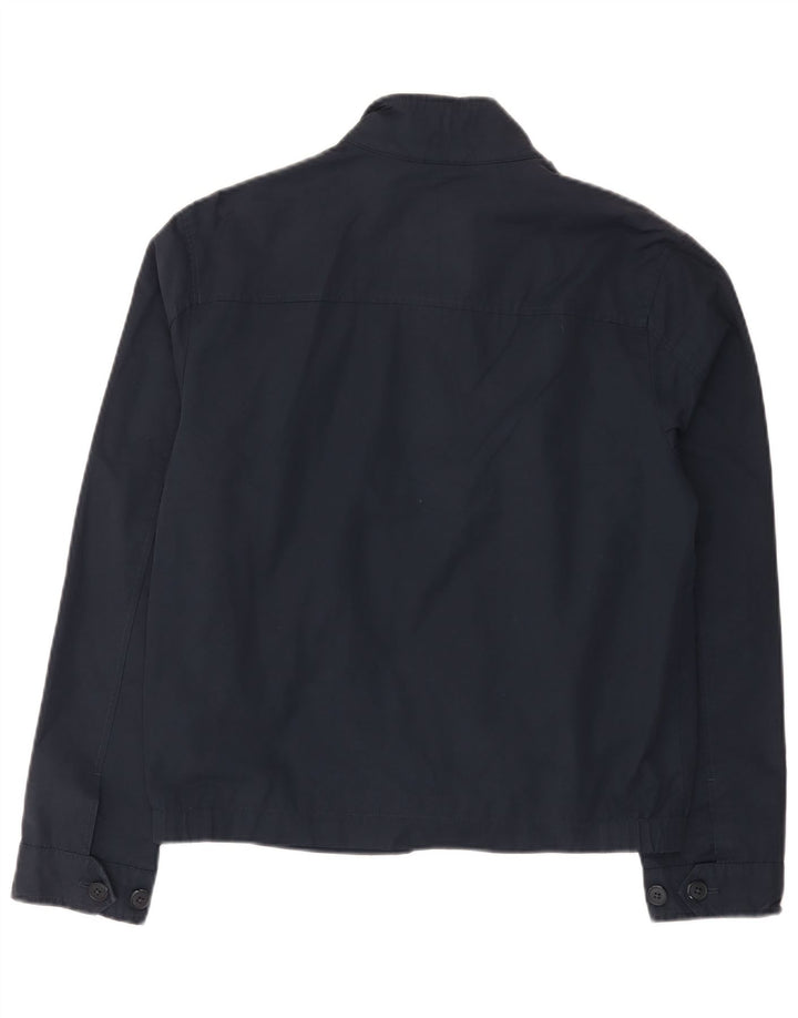 MARKS & SPENCER Veste Bomber Homme UK 36 Petit Bleu Marine Coton