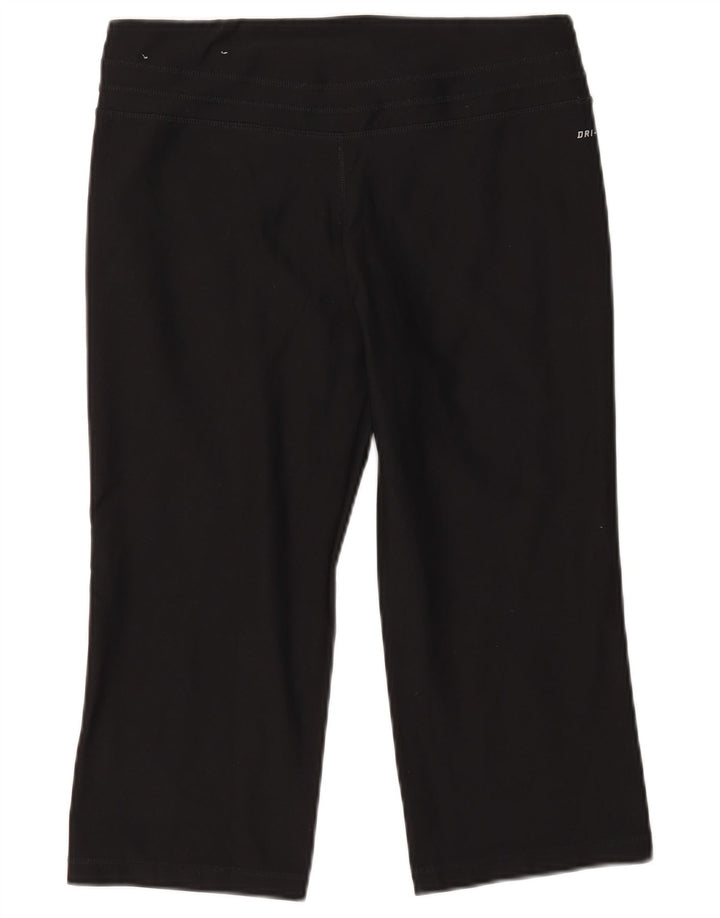 Pantalon de survêtement Nike Dri Fit Capri pour femme UK 14 Noir moyen Polyester