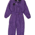 Combinaison de ski femme Belfe IT 46 grande fleur en nylon violet