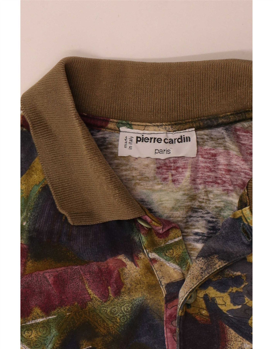 Polo Graphique Homme Pierre Cardin Coton Géométrique Multicolore Moyen