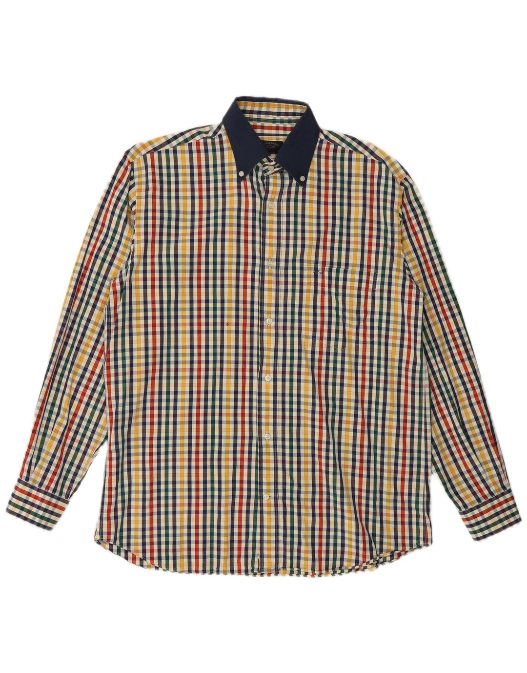 Paul & Shark Chemise de yachting pour homme taille 40 à carreaux multicolores moyens