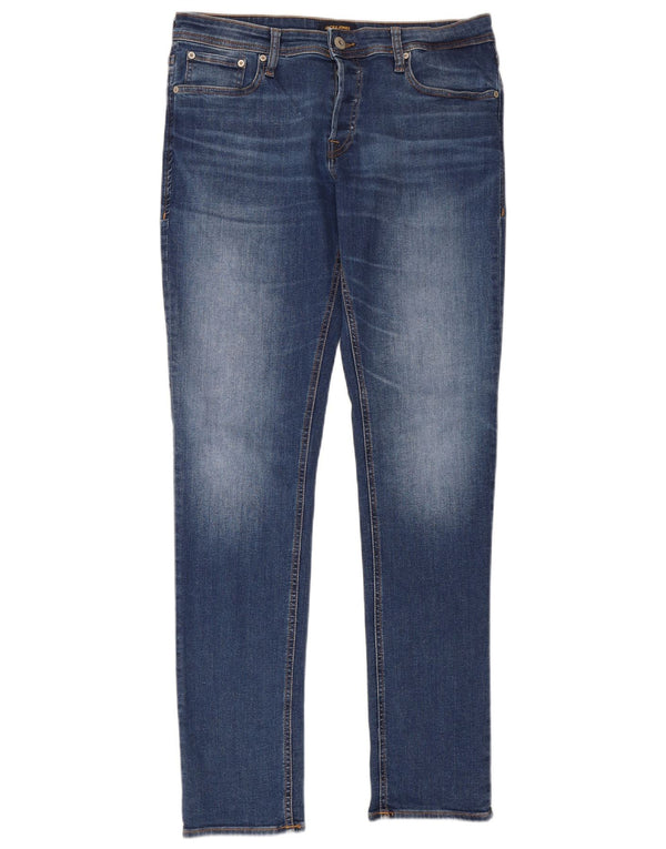 Jack & Jones Jean skinny taille basse W34 L34 homme bleu coton